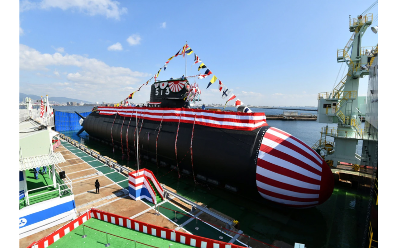 日本首次下水新型潜艇-韦克威-关注时事动态